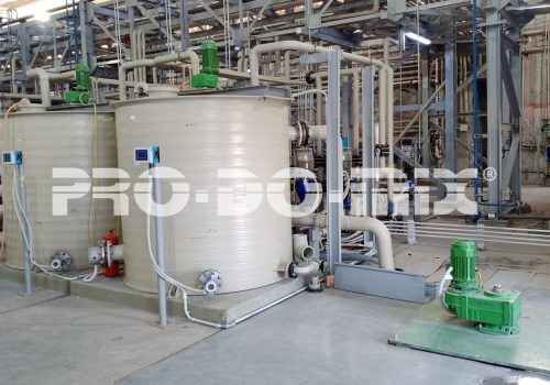 Agitatori per depurazione acque reflue e preparazione reagenti in un’acciaieria in Uzbekistan