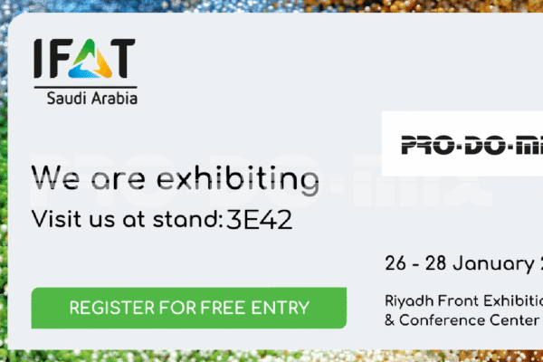 PRO-DO-MIX<sup>®</sup> a IFAT Saudi Arabia 2026: soluzioni per il trattamento acque