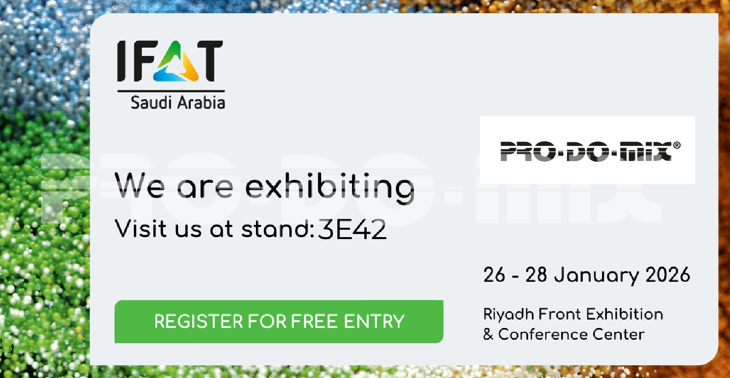 PRO-DO-MIX<sup>®</sup> a IFAT Saudi Arabia 2026: soluzioni per il trattamento acque